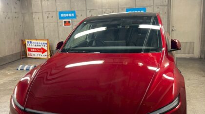 エシュロンナノフィルコート　テスラモデルY