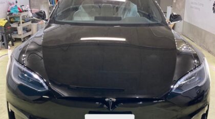 リアルガラスコート classM　TESLA モデルS